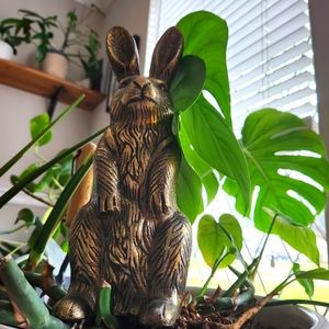 Metal brass bunny